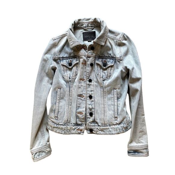 ❤️SOLD❤️BLANKNYC Hooded Light Wash Fitted Denim Jacket |Size:Small | - Picture 11 of 11
